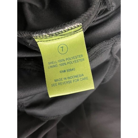 JOHNNY Martin Black Chiffon Halter Dress Size 7 - Picture 7 of 7